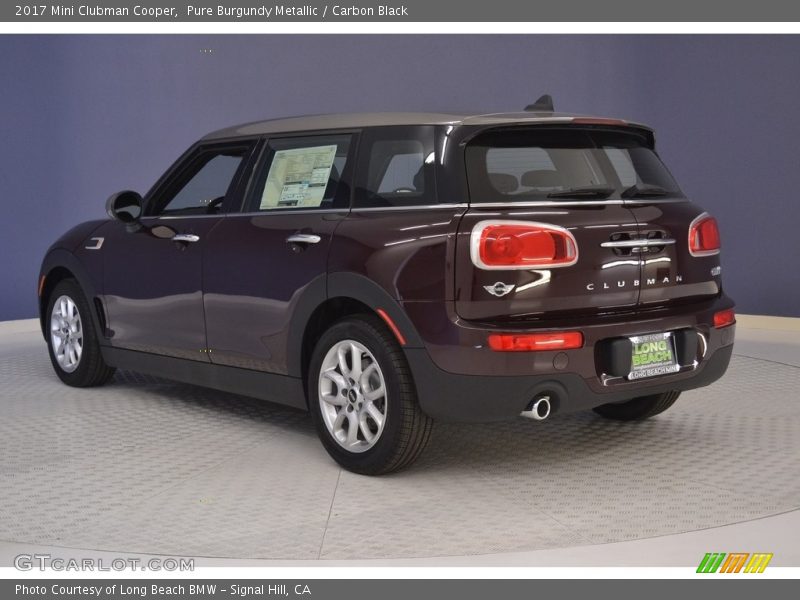 Pure Burgundy Metallic / Carbon Black 2017 Mini Clubman Cooper