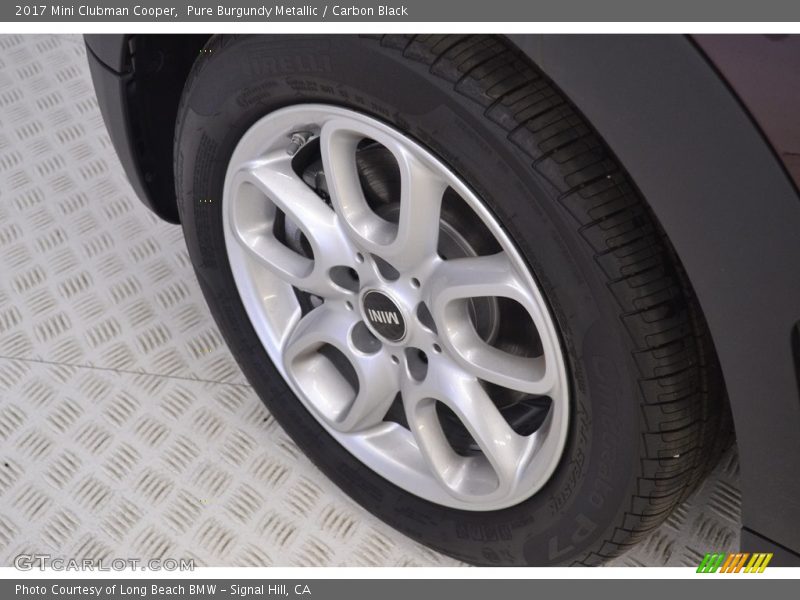 Pure Burgundy Metallic / Carbon Black 2017 Mini Clubman Cooper