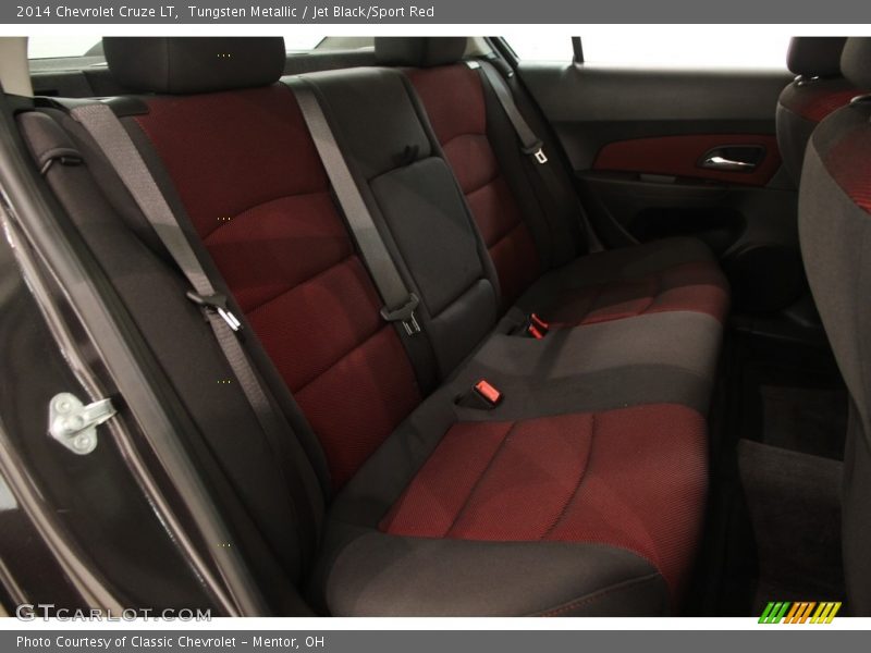 Tungsten Metallic / Jet Black/Sport Red 2014 Chevrolet Cruze LT