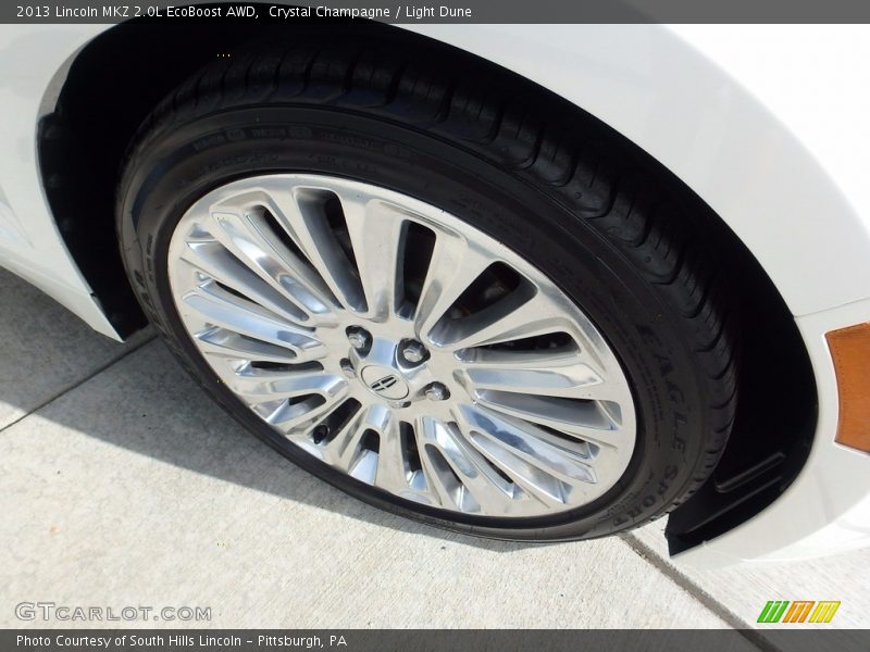 Crystal Champagne / Light Dune 2013 Lincoln MKZ 2.0L EcoBoost AWD