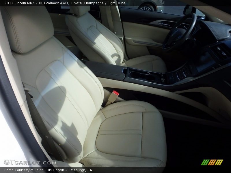 Crystal Champagne / Light Dune 2013 Lincoln MKZ 2.0L EcoBoost AWD