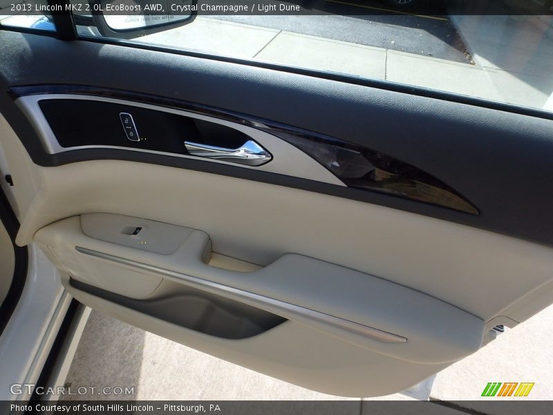 Crystal Champagne / Light Dune 2013 Lincoln MKZ 2.0L EcoBoost AWD