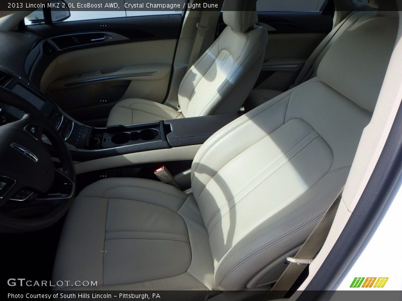 Crystal Champagne / Light Dune 2013 Lincoln MKZ 2.0L EcoBoost AWD