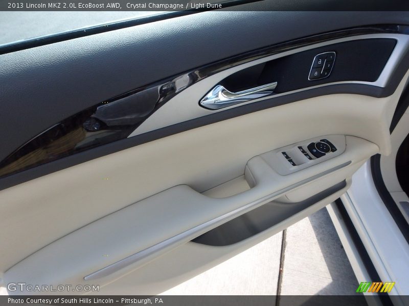 Crystal Champagne / Light Dune 2013 Lincoln MKZ 2.0L EcoBoost AWD
