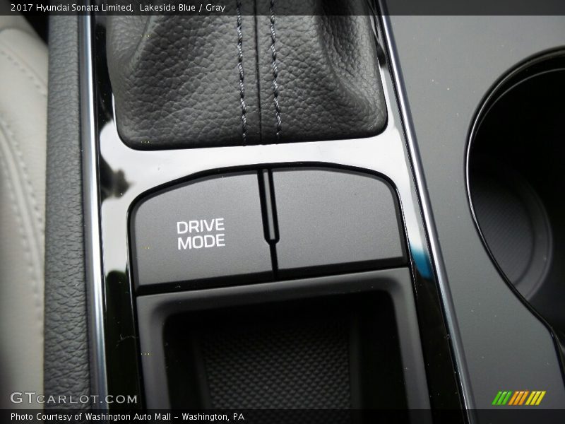 Lakeside Blue / Gray 2017 Hyundai Sonata Limited
