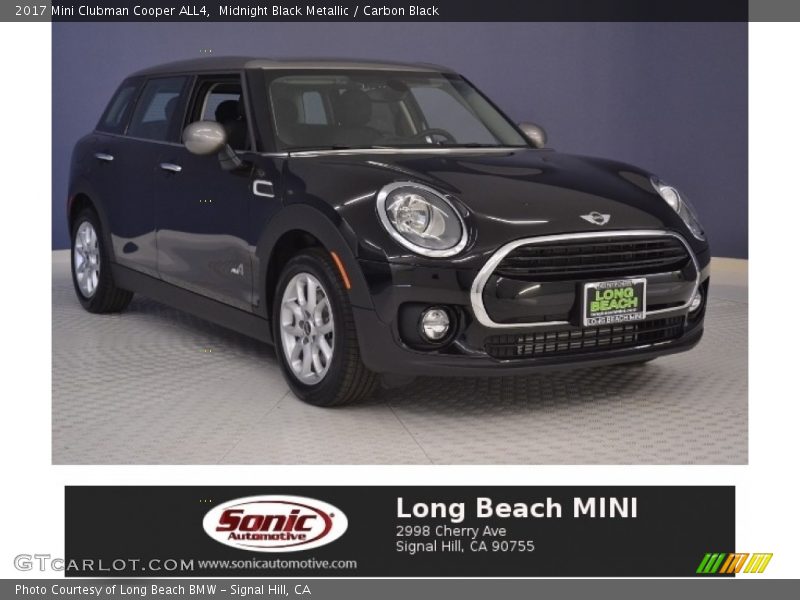 Midnight Black Metallic / Carbon Black 2017 Mini Clubman Cooper ALL4