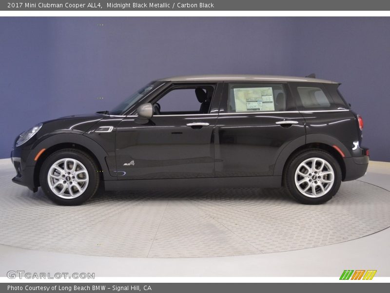 Midnight Black Metallic / Carbon Black 2017 Mini Clubman Cooper ALL4