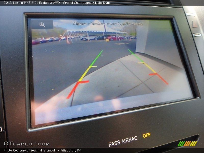 Crystal Champagne / Light Dune 2013 Lincoln MKZ 2.0L EcoBoost AWD