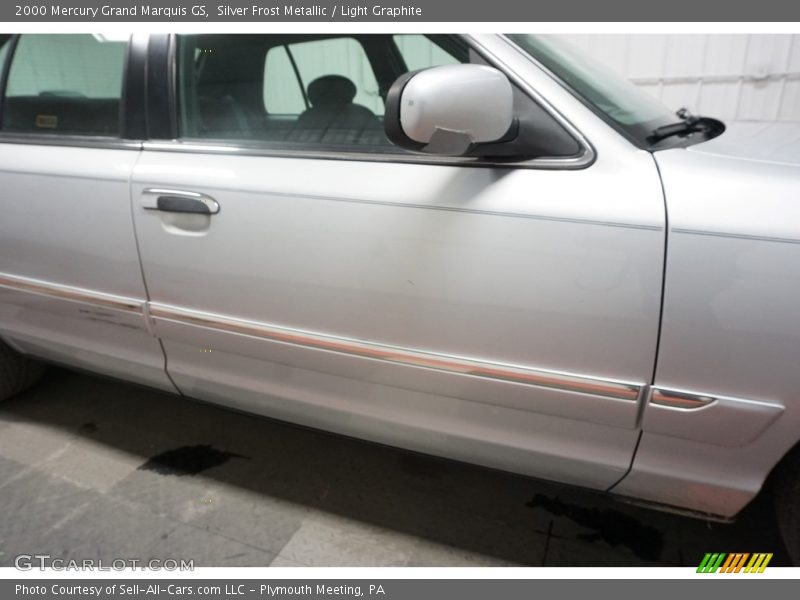 Silver Frost Metallic / Light Graphite 2000 Mercury Grand Marquis GS