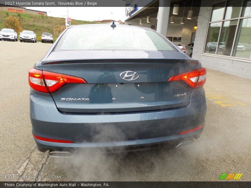 Nouveau Blue / Beige 2017 Hyundai Sonata Sport