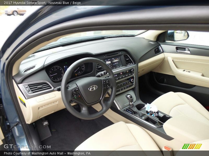  2017 Sonata Sport Beige Interior