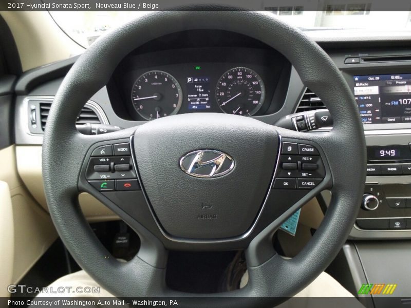  2017 Sonata Sport Steering Wheel