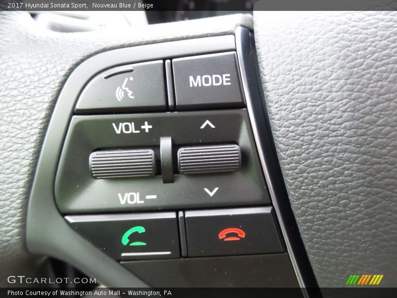 Controls of 2017 Sonata Sport