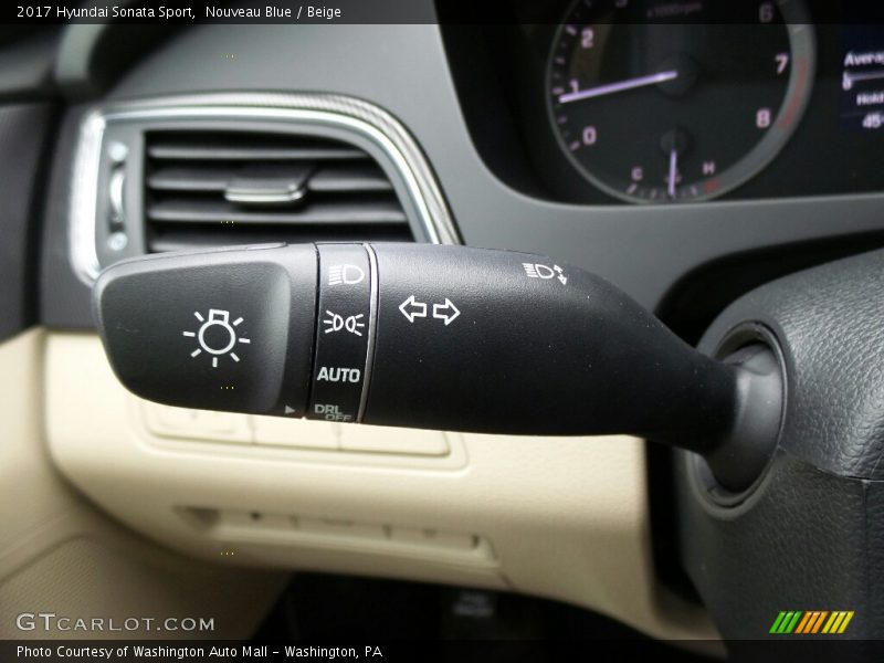 Controls of 2017 Sonata Sport