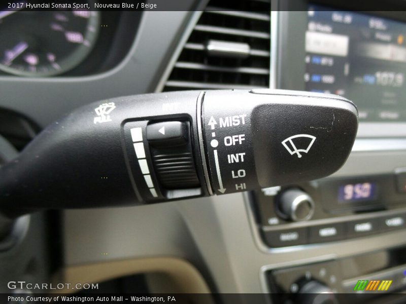 Controls of 2017 Sonata Sport