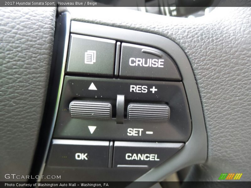 Controls of 2017 Sonata Sport
