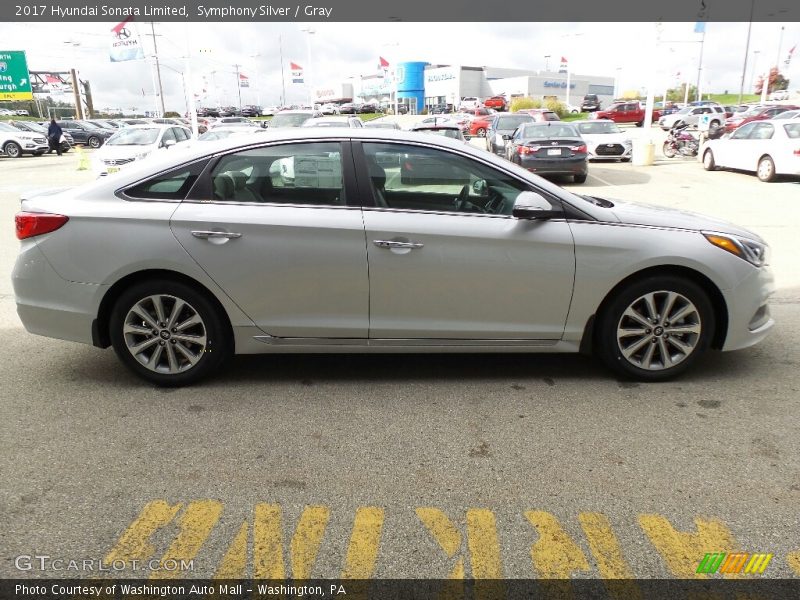 Symphony Silver / Gray 2017 Hyundai Sonata Limited