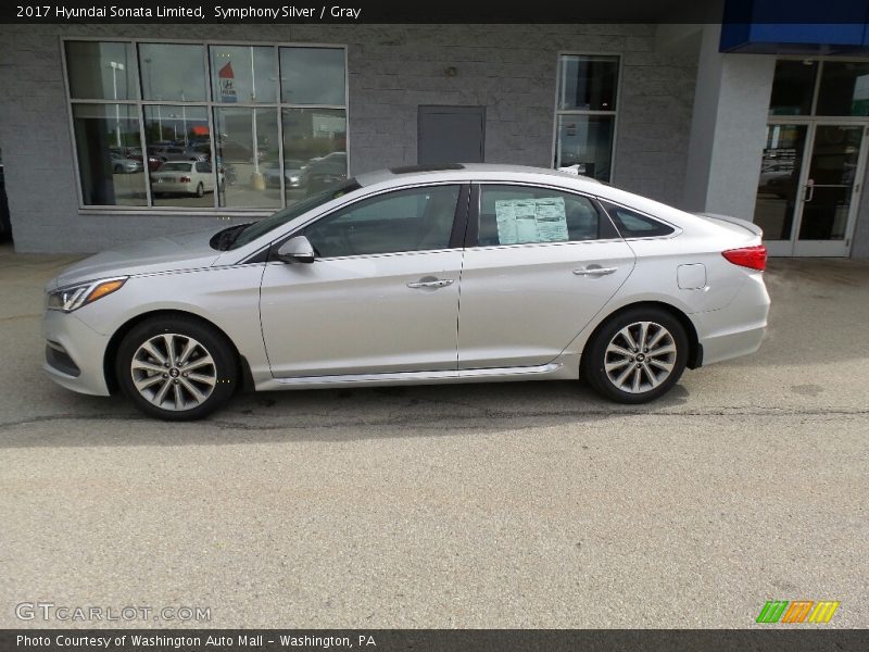 Symphony Silver / Gray 2017 Hyundai Sonata Limited