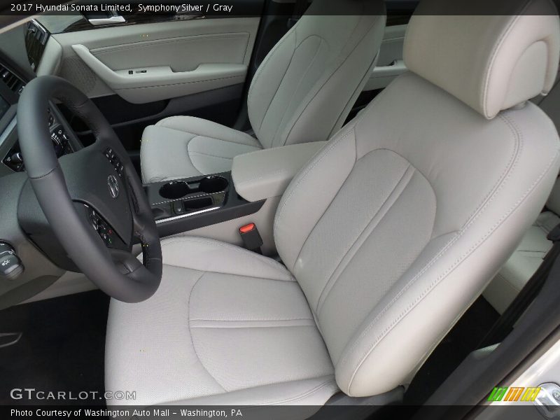 Front Seat of 2017 Sonata Limited