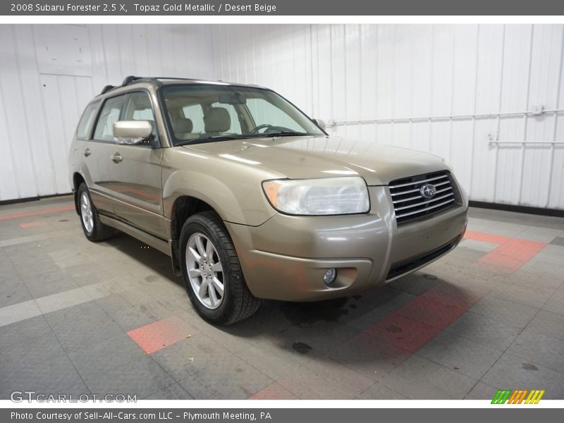 Topaz Gold Metallic / Desert Beige 2008 Subaru Forester 2.5 X