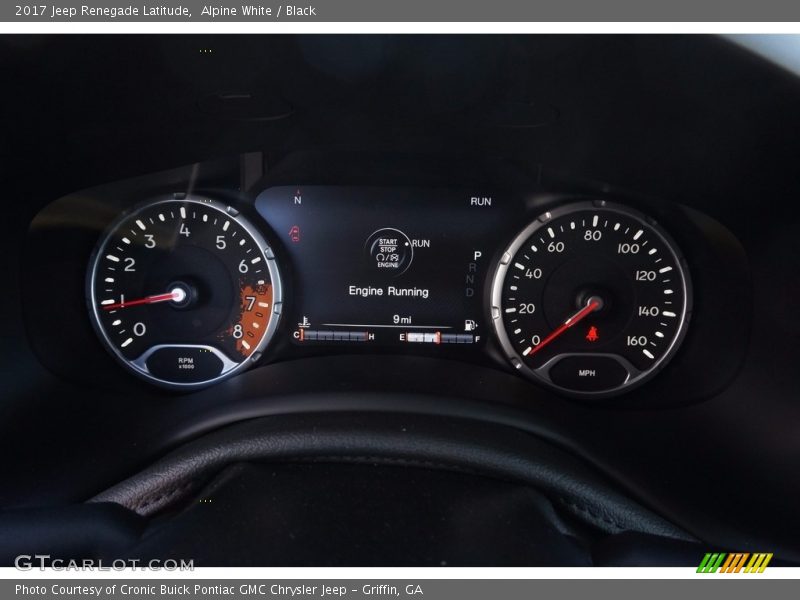  2017 Renegade Latitude Latitude Gauges