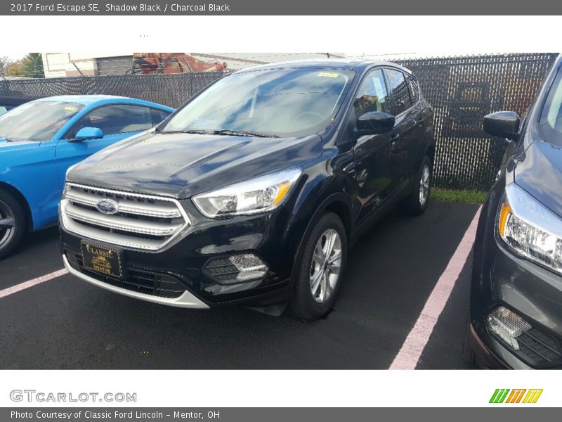 Shadow Black / Charcoal Black 2017 Ford Escape SE