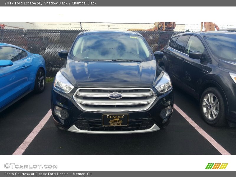Shadow Black / Charcoal Black 2017 Ford Escape SE