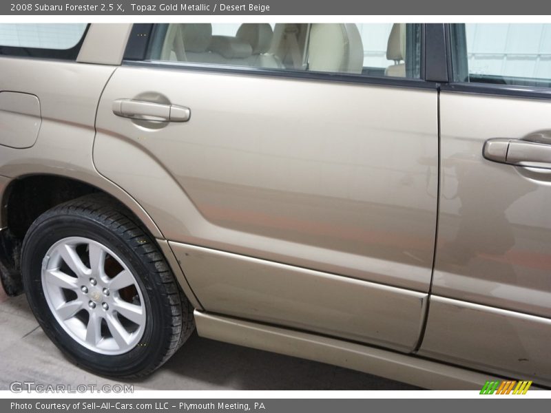 Topaz Gold Metallic / Desert Beige 2008 Subaru Forester 2.5 X