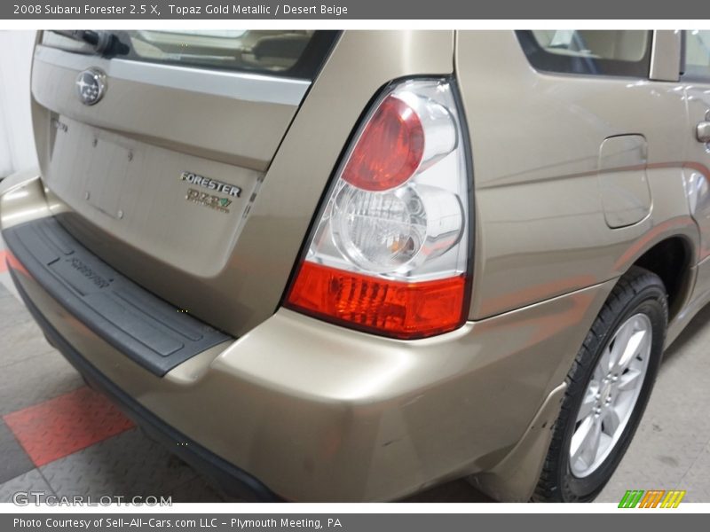 Topaz Gold Metallic / Desert Beige 2008 Subaru Forester 2.5 X