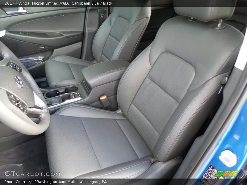 Front Seat of 2017 Tucson Limited AWD