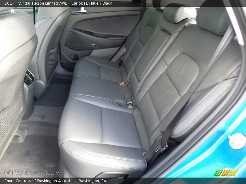 Rear Seat of 2017 Tucson Limited AWD