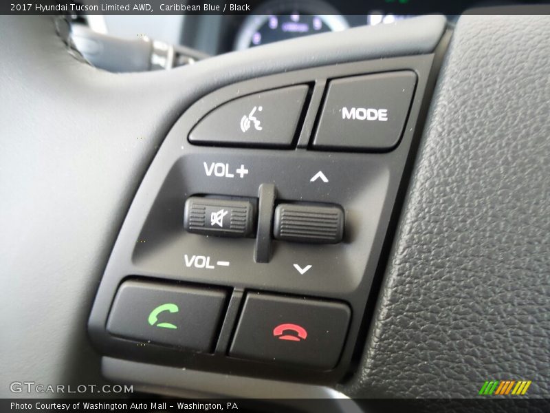 Controls of 2017 Tucson Limited AWD