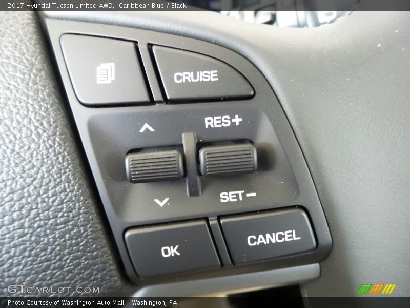 Controls of 2017 Tucson Limited AWD