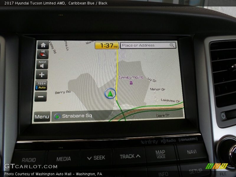 Navigation of 2017 Tucson Limited AWD