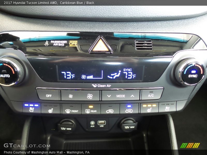 Controls of 2017 Tucson Limited AWD