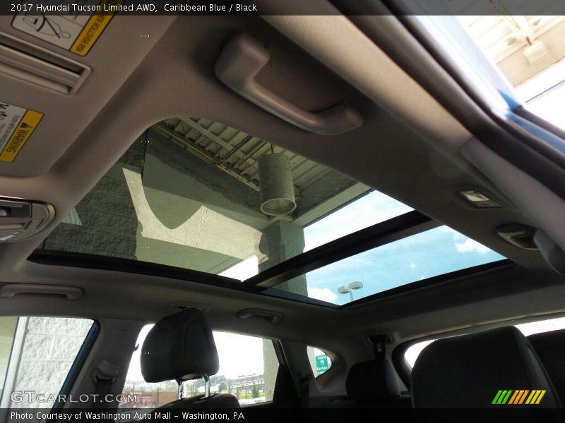 Sunroof of 2017 Tucson Limited AWD