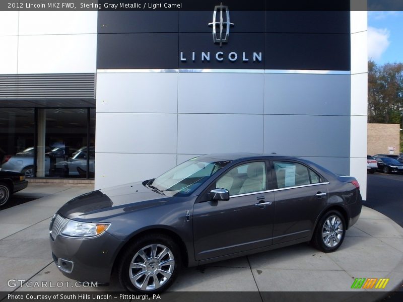 Sterling Gray Metallic / Light Camel 2012 Lincoln MKZ FWD