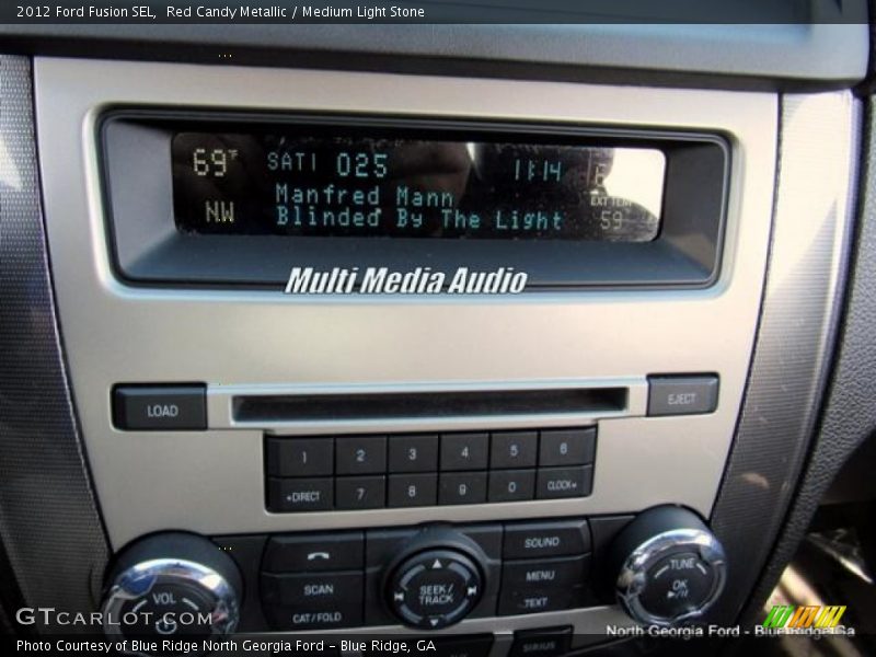Red Candy Metallic / Medium Light Stone 2012 Ford Fusion SEL