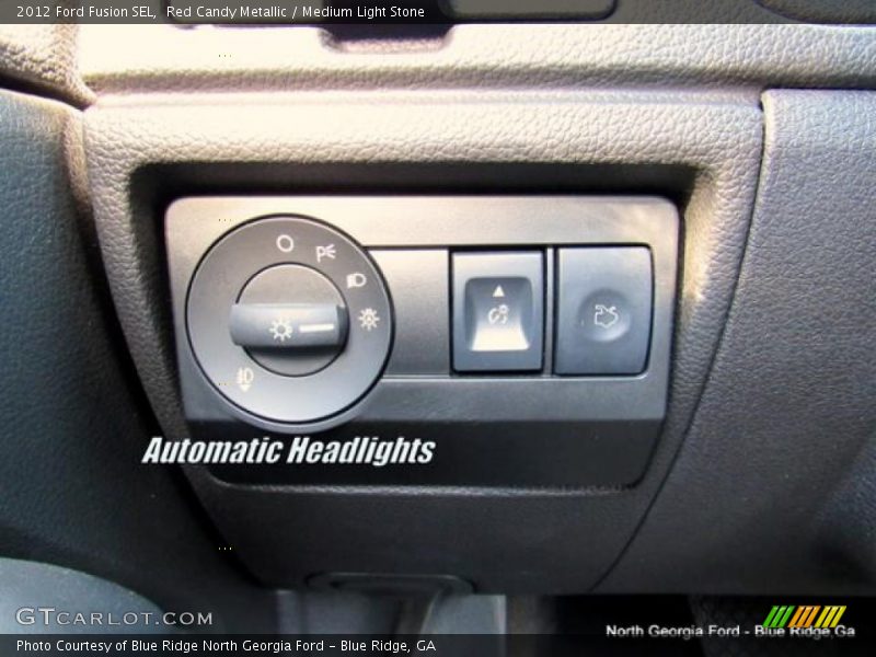 Red Candy Metallic / Medium Light Stone 2012 Ford Fusion SEL