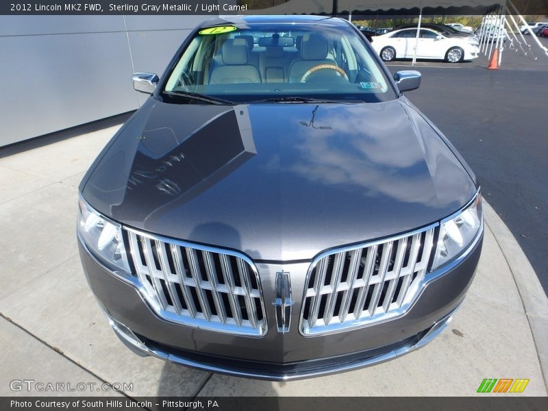 Sterling Gray Metallic / Light Camel 2012 Lincoln MKZ FWD