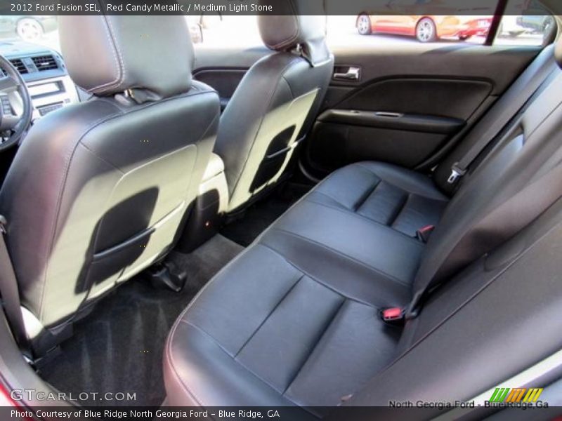 Red Candy Metallic / Medium Light Stone 2012 Ford Fusion SEL