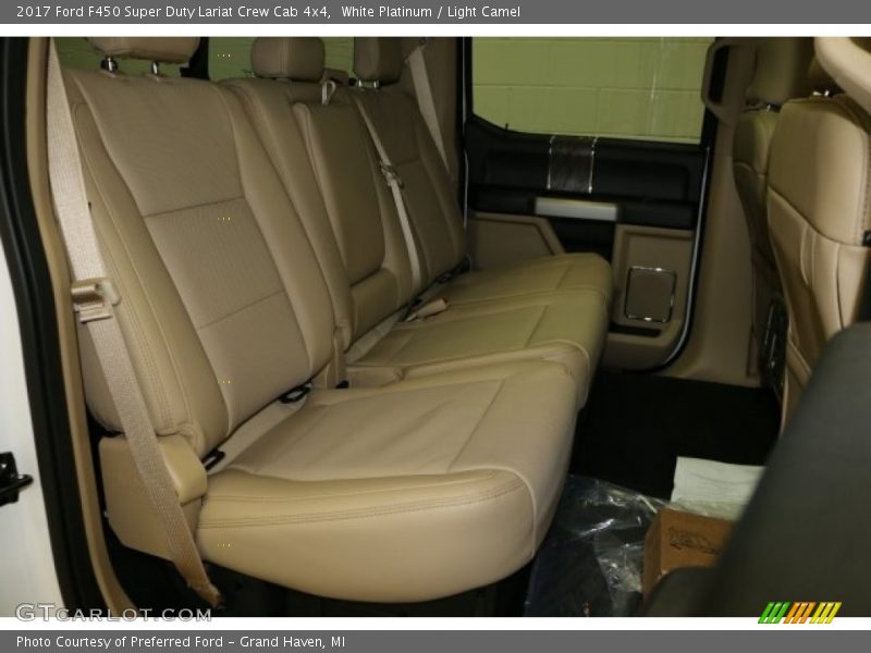 Rear Seat of 2017 F450 Super Duty Lariat Crew Cab 4x4