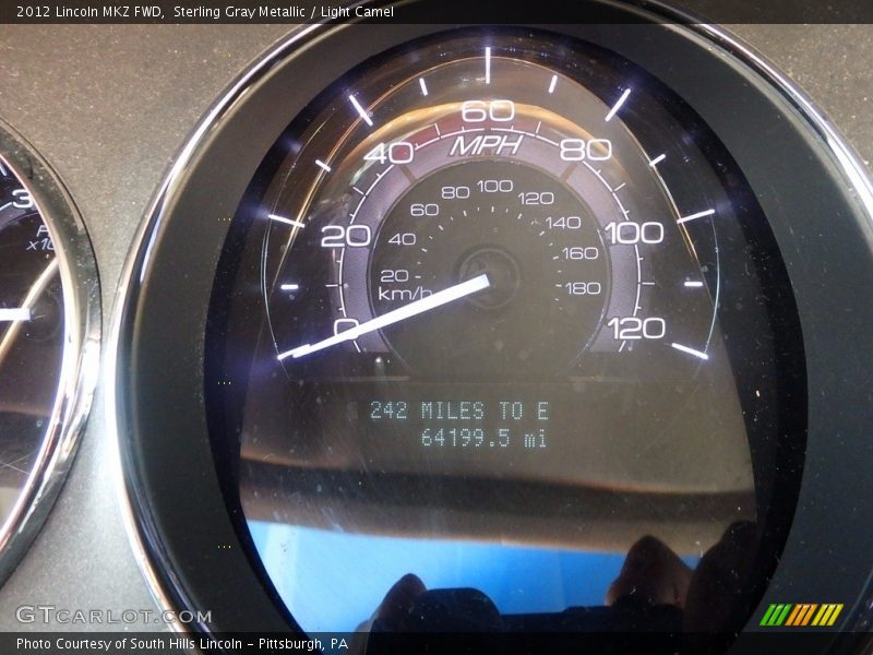 Sterling Gray Metallic / Light Camel 2012 Lincoln MKZ FWD