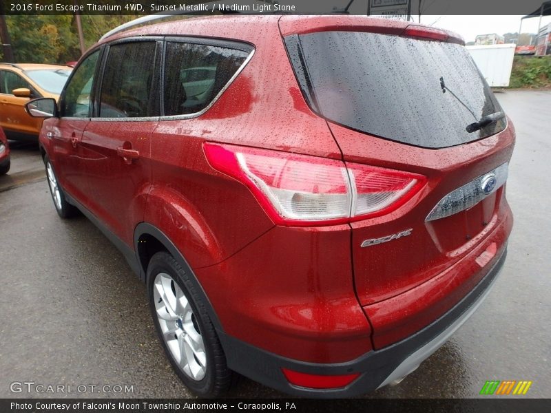 Sunset Metallic / Medium Light Stone 2016 Ford Escape Titanium 4WD