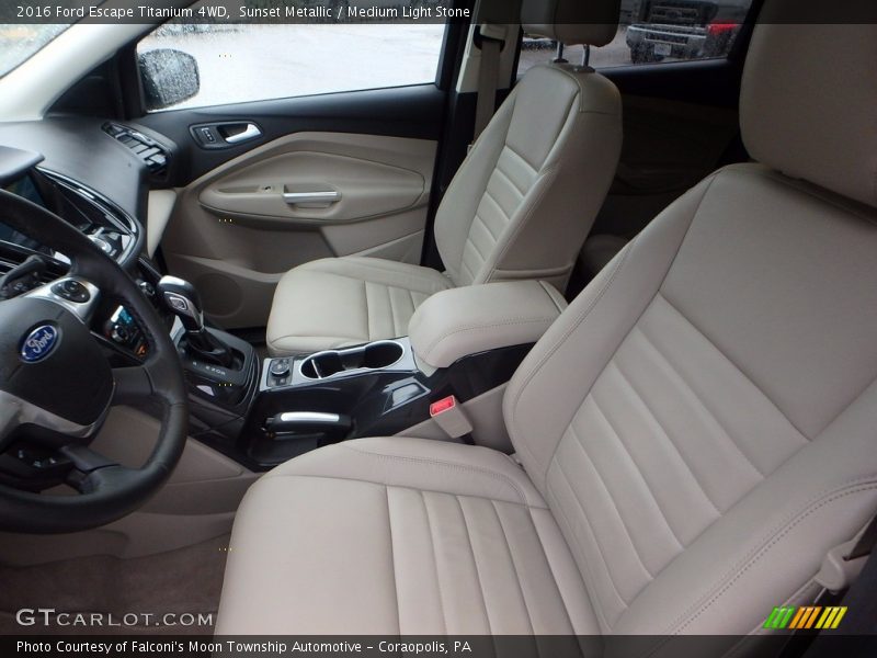 Sunset Metallic / Medium Light Stone 2016 Ford Escape Titanium 4WD