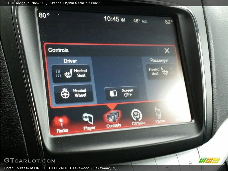 Granite Crystal Metallic / Black 2014 Dodge Journey SXT