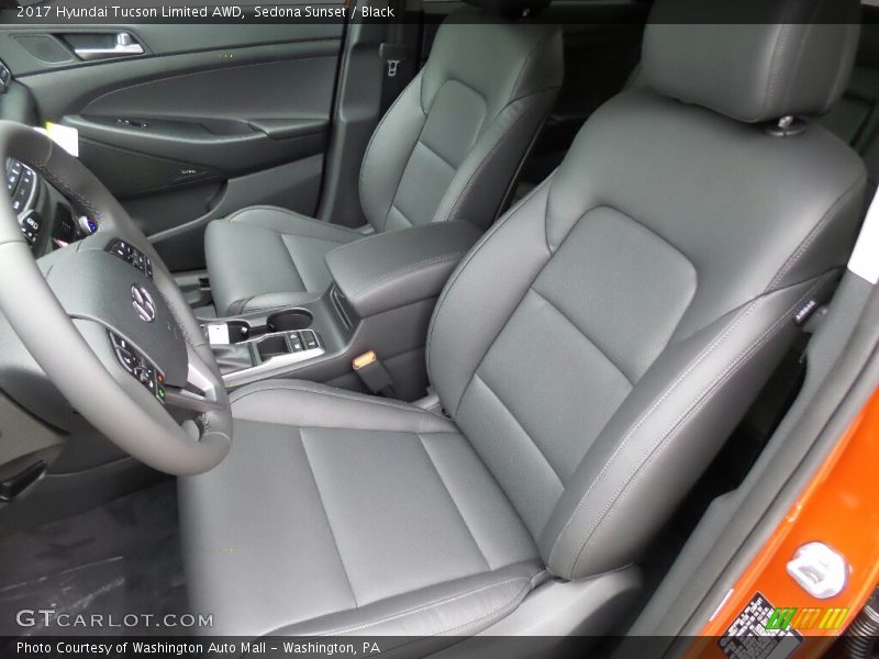 Front Seat of 2017 Tucson Limited AWD