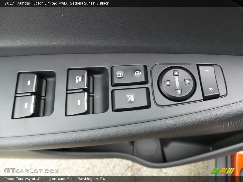 Controls of 2017 Tucson Limited AWD