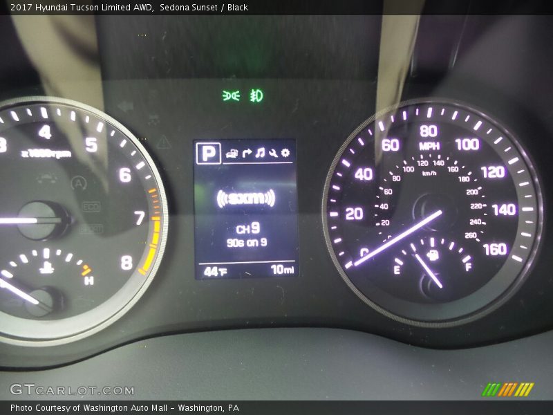 Sedona Sunset / Black 2017 Hyundai Tucson Limited AWD