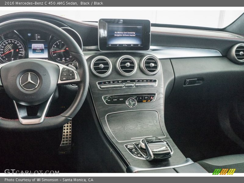 Black / Black 2016 Mercedes-Benz C 450 AMG Sedan
